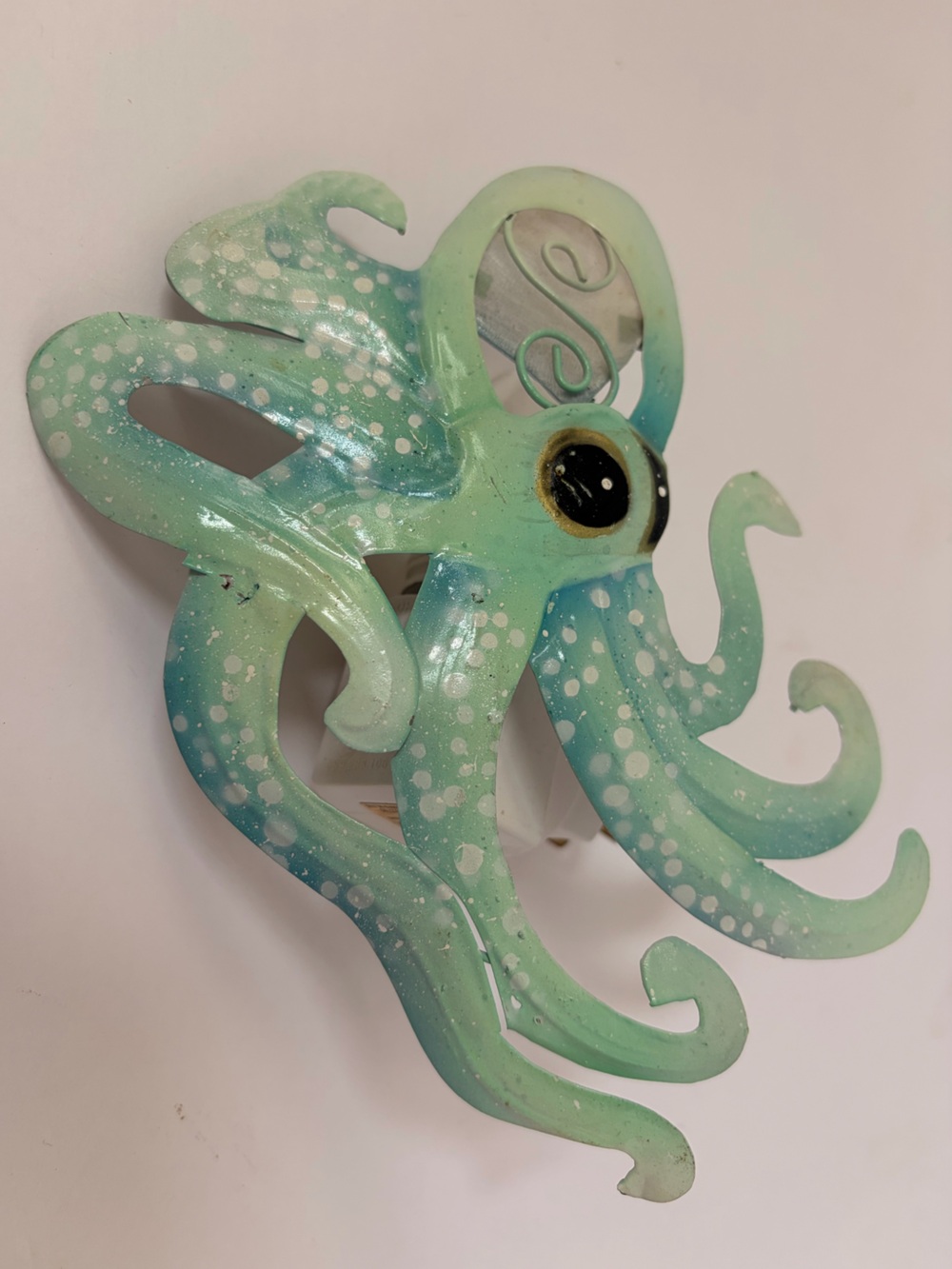 Hand-Painted Teal Octopus Nightlight